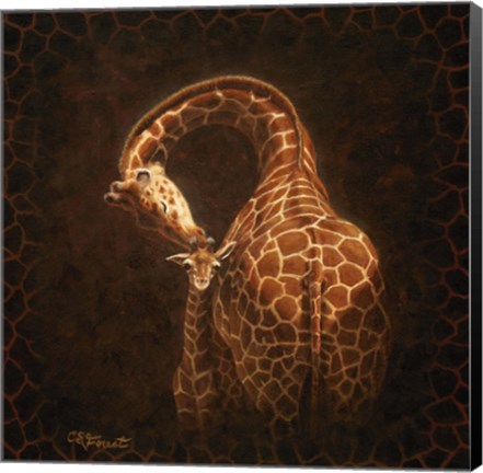 Framed Love&#39;s Golden Touch Print
