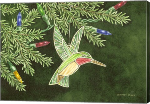 Framed Hanging Around for Christmas Print
