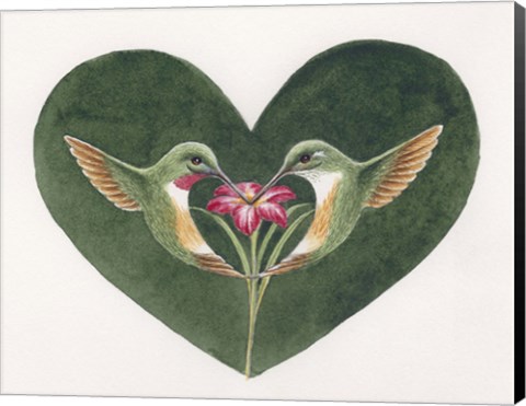Framed Lovey Dovey LG Print