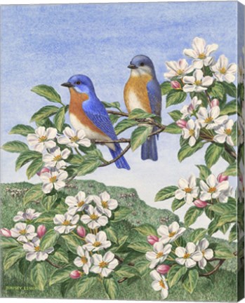 Framed Grandfather&#39;s Seasons Spring Print