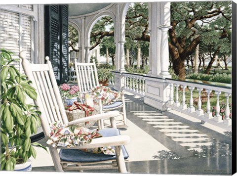 Framed View From the Veranda Print