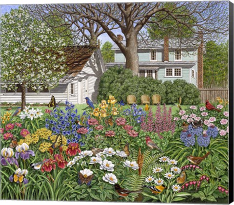 Framed Mary&#39;s Secret Garden Print