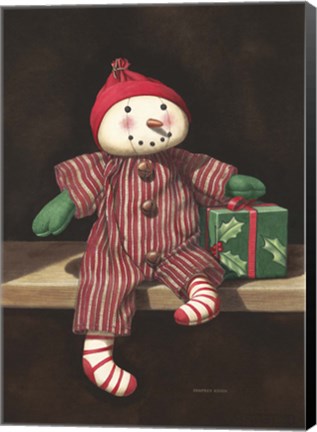 Framed Waiting for Christmas Print
