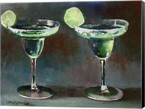 Framed Two Margarita Print