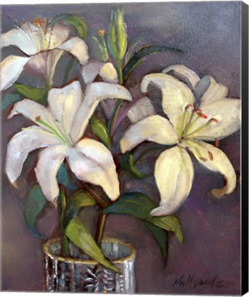 Framed Lilies Print