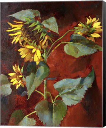 Framed Sunflower Print