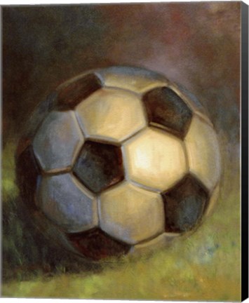 Framed Soccer Ball Print
