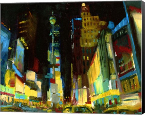 Framed Times Square II Print