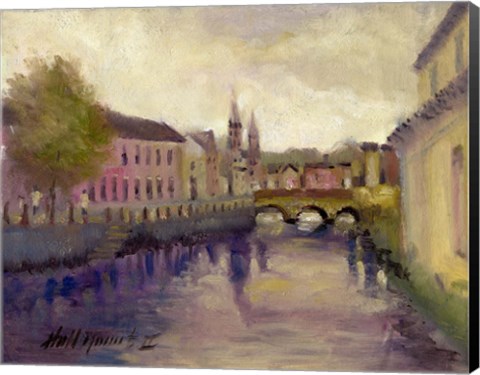 Framed Brandon River, Cork, Ireland Print