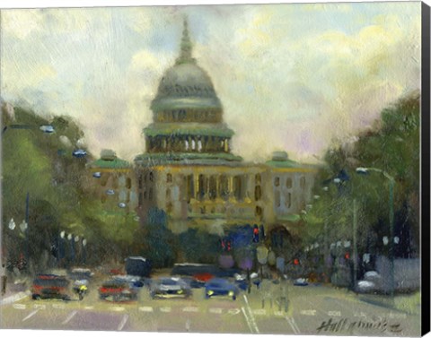 Framed U.S. Capitol Print