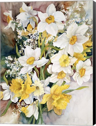 Framed Spring Daffodils Print