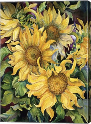 Framed Sunflowers Print