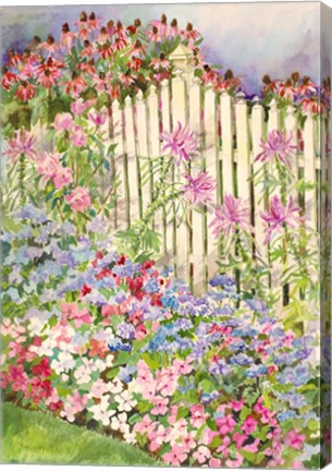 Framed Picket Fence Print