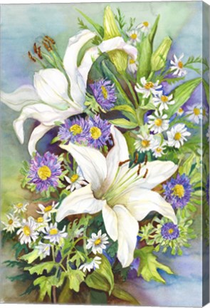 Framed Spring Bouquet Print