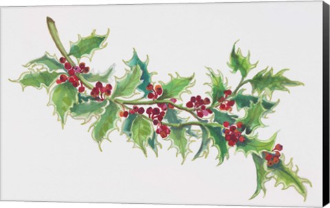 Framed Holly Print