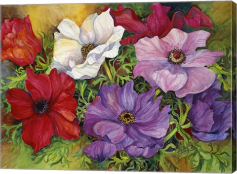 Framed Anemones Print