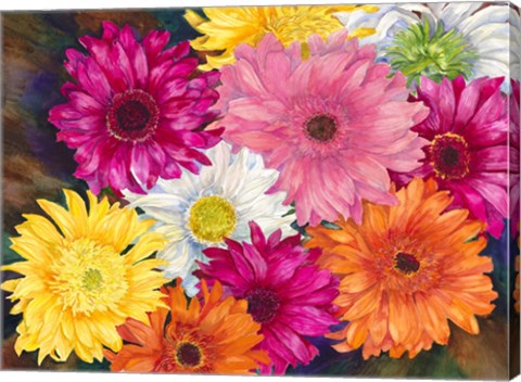 Framed Gerberas Print