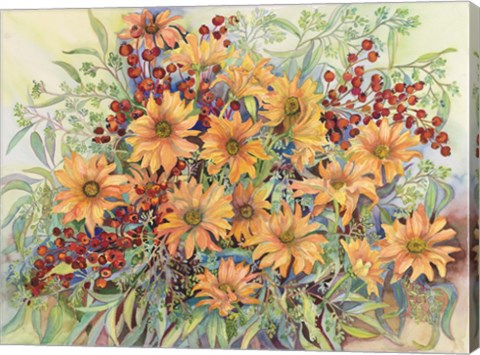 Framed Shades Of Autumn Print