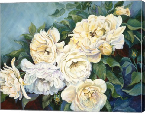 Framed Golden Roses Print