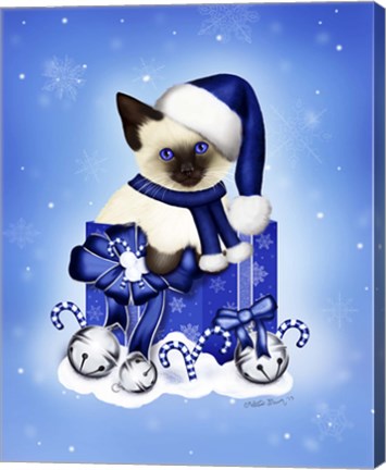 Framed Blue Winter Print