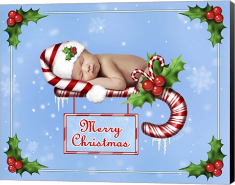 Framed Candy Cane Dreams Print