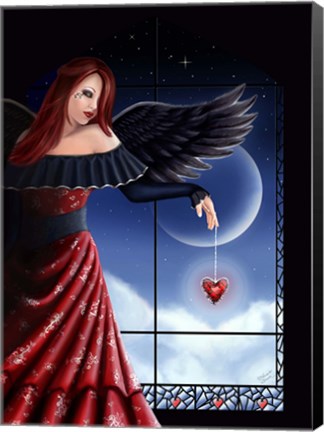 Framed Angel Hearts Print