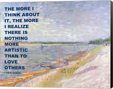 Framed Love Others -Van Gogh Quote Print