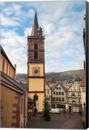 Framed Gothic Church Tower Print