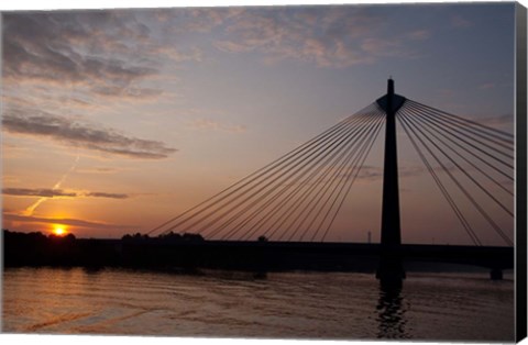 Framed Danube River Boat Trip Print