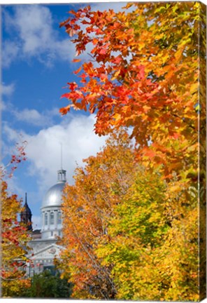 Framed Silver Dome of Bonsecours Market Print