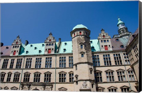 Framed Helsingoer Kronborg Castle Print