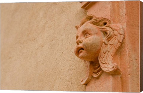 Framed House of Heads, France Print