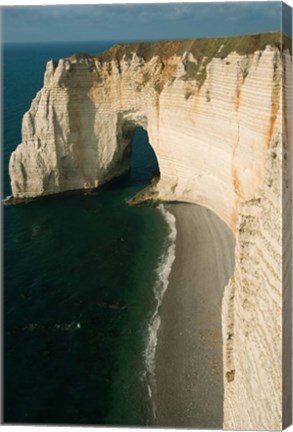 Framed Manneporte Arch and Cliffs, Normandy Print