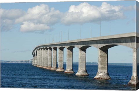 Framed Confederation Bridge, Prince Edward Island Print