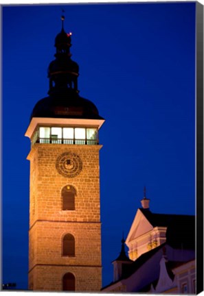 Framed Church Tower, Ceske Budejovice Print