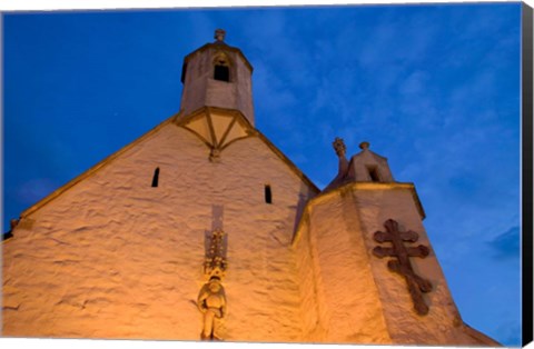 Framed Church in Znojmo, Czech Republic Print