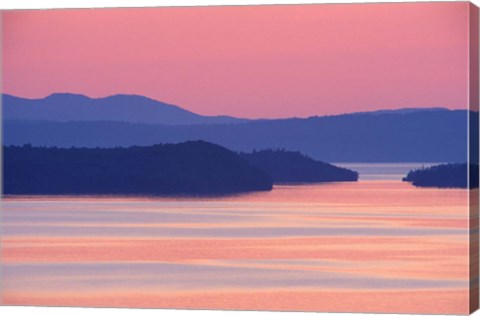 Framed Nipigon Bay in Twilight Print