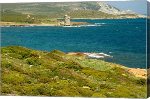 Framed Genoan Towers, Corsica Print