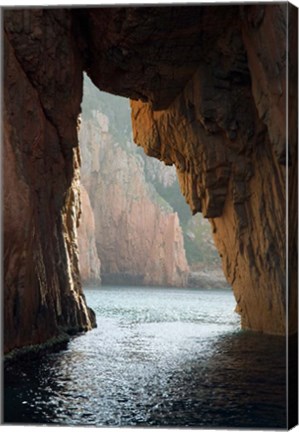 Framed Capu Rossu, Les Calanches UNESCO World Heritage Site Print