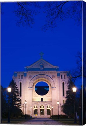 Framed St Boniface Basilica Ruins Print