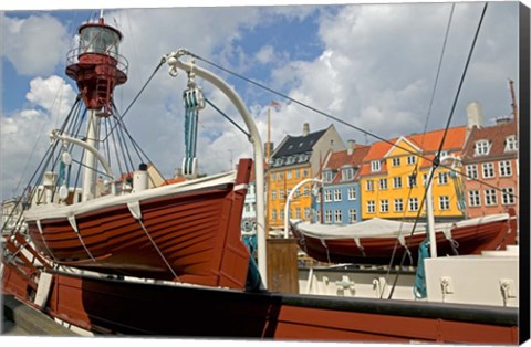 Framed Nyhavn, Copenhagen Print