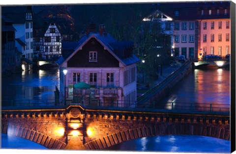 Framed Ponts Couverts, Strasbourg, France Print