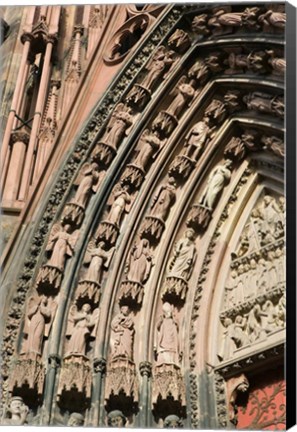 Framed Details of the East Facade, Cathedrale Notre Dame Print