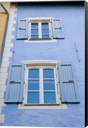 Framed Grand Rue Building, French Alps Print