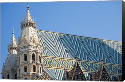 Framed St Stephen&#39;s Cathedral, Vienna, Austria Print