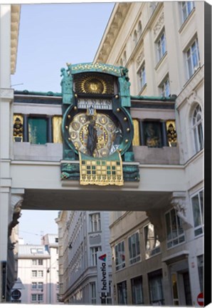 Framed Anchor Clock at Hoher Markt Print