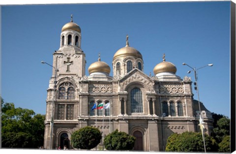 Framed Holy Assumption Cathedral, Bulgaria Print