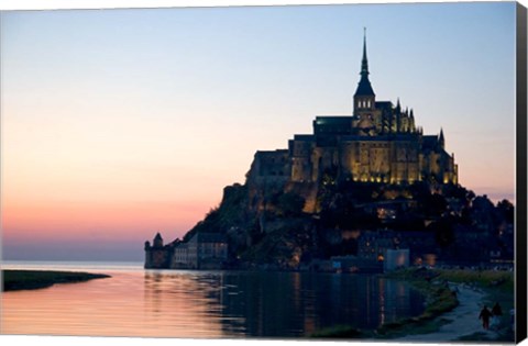 Framed Mont Saint Michel, Basse-Normandie, France Print