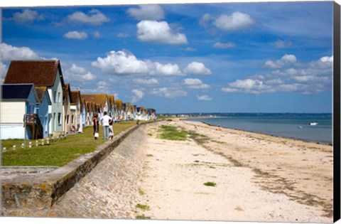 Framed Utah Beach, Normandy, France Print