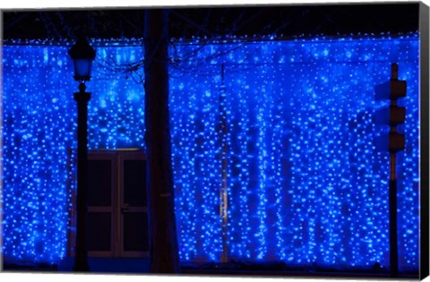 Framed Champs Elysees in Paris Print